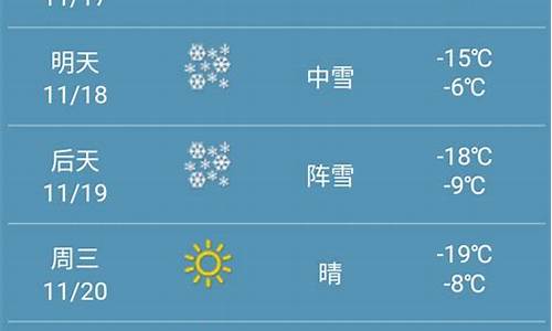 黑龙江明天天气预报_黑龙江明天天气预报一周